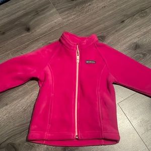 ❤️Columbia Hot Pink Super Cute Toddler Sweater size 3T.